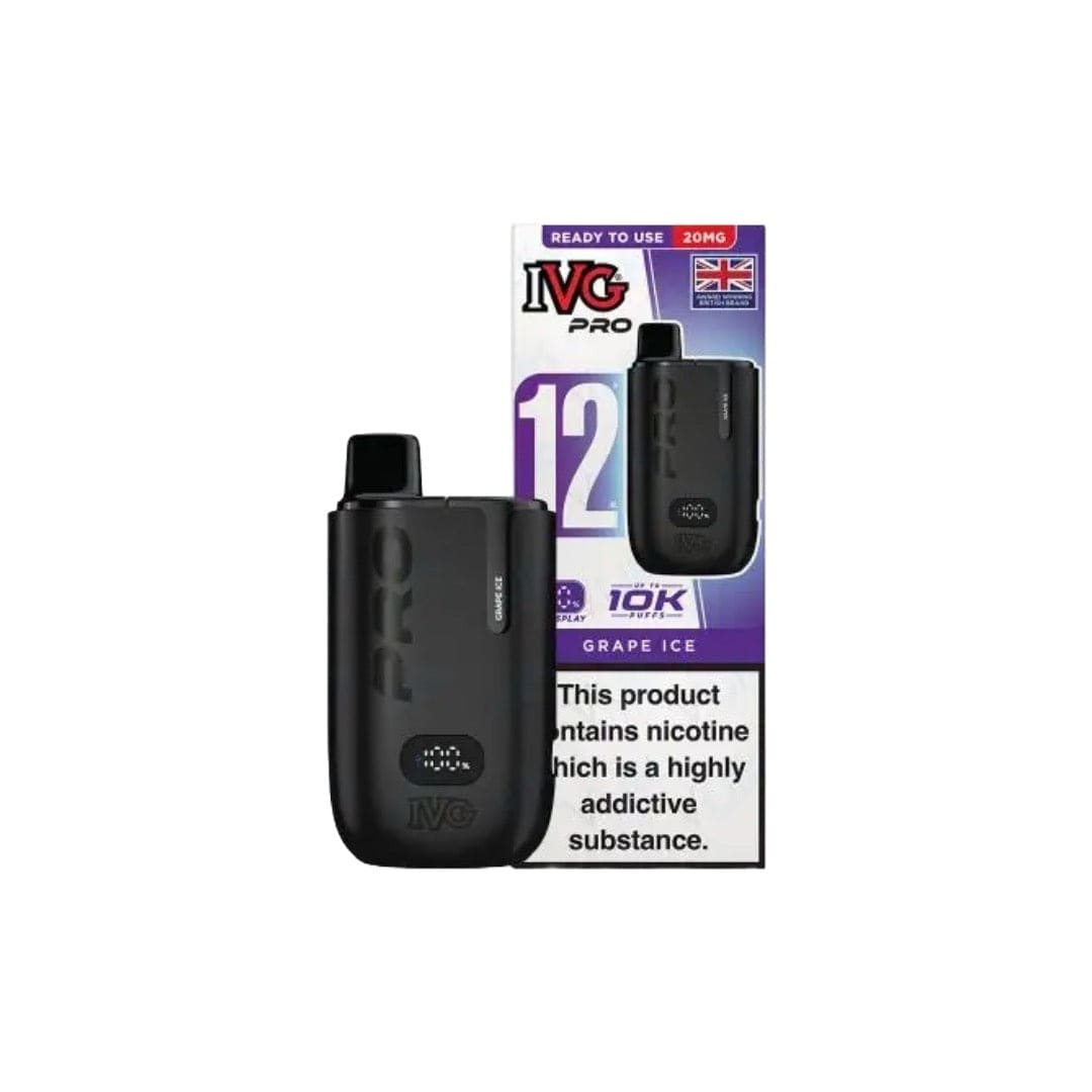 20mg I VG Pro 12 Prefilled Pod Vape Kit 10000 Puffs