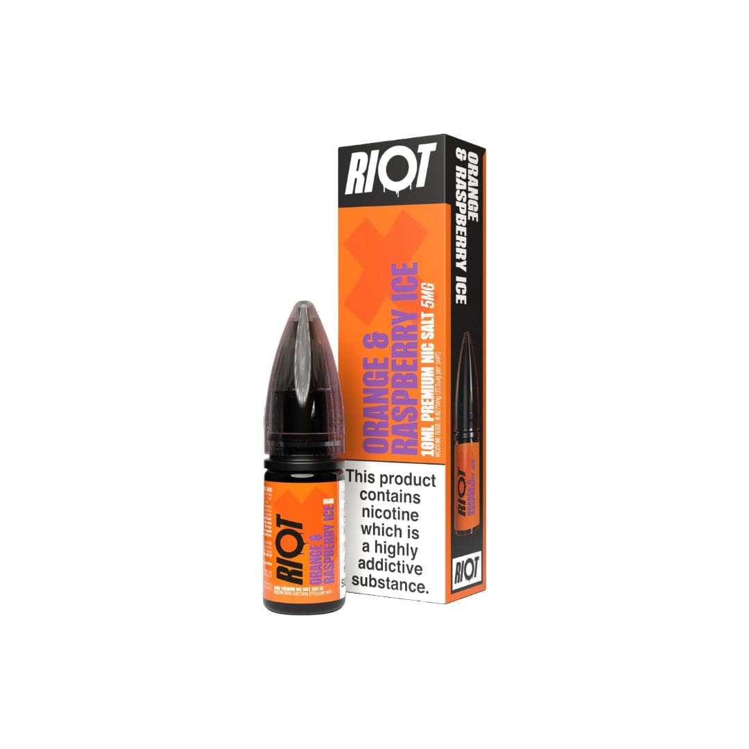 5mg RIOT X 10ml Nic Salts by Riot Squad (50VG/50PG)