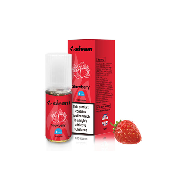 A-Steam Fruit Flavours 3MG 10ML (50VG/50PG)