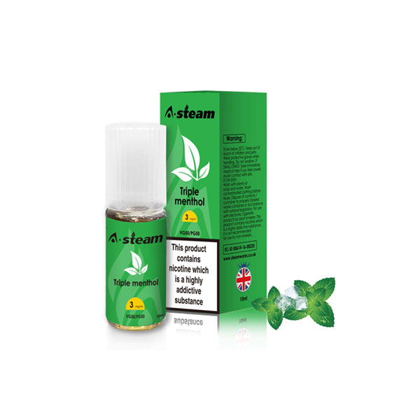 A-Steam Fruit Flavours 3MG 10ML (50VG/50PG)