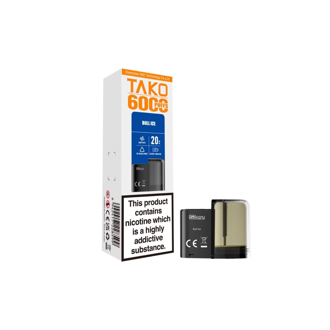 20mg Sikary Tako SP6000 Prefilled Pods 6000 Puffs