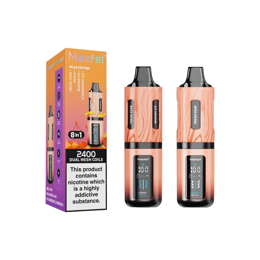 20mg Maxfel Legend Fanady 8 in 1 2400 Puffs Prefilled Pod Vape Kit