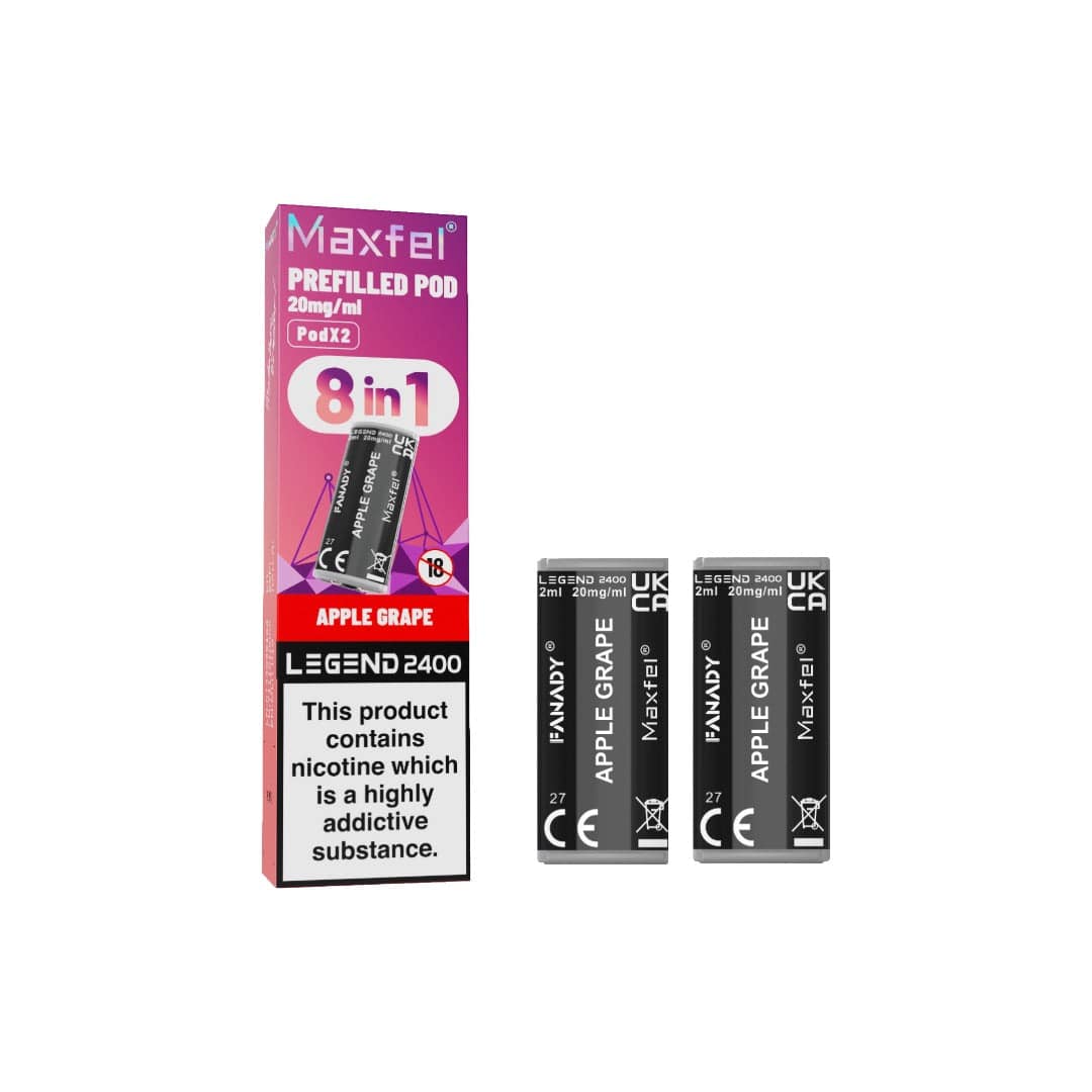 20mg Maxfel Legend Fanady Prefilled Pods 2400 Puffs
