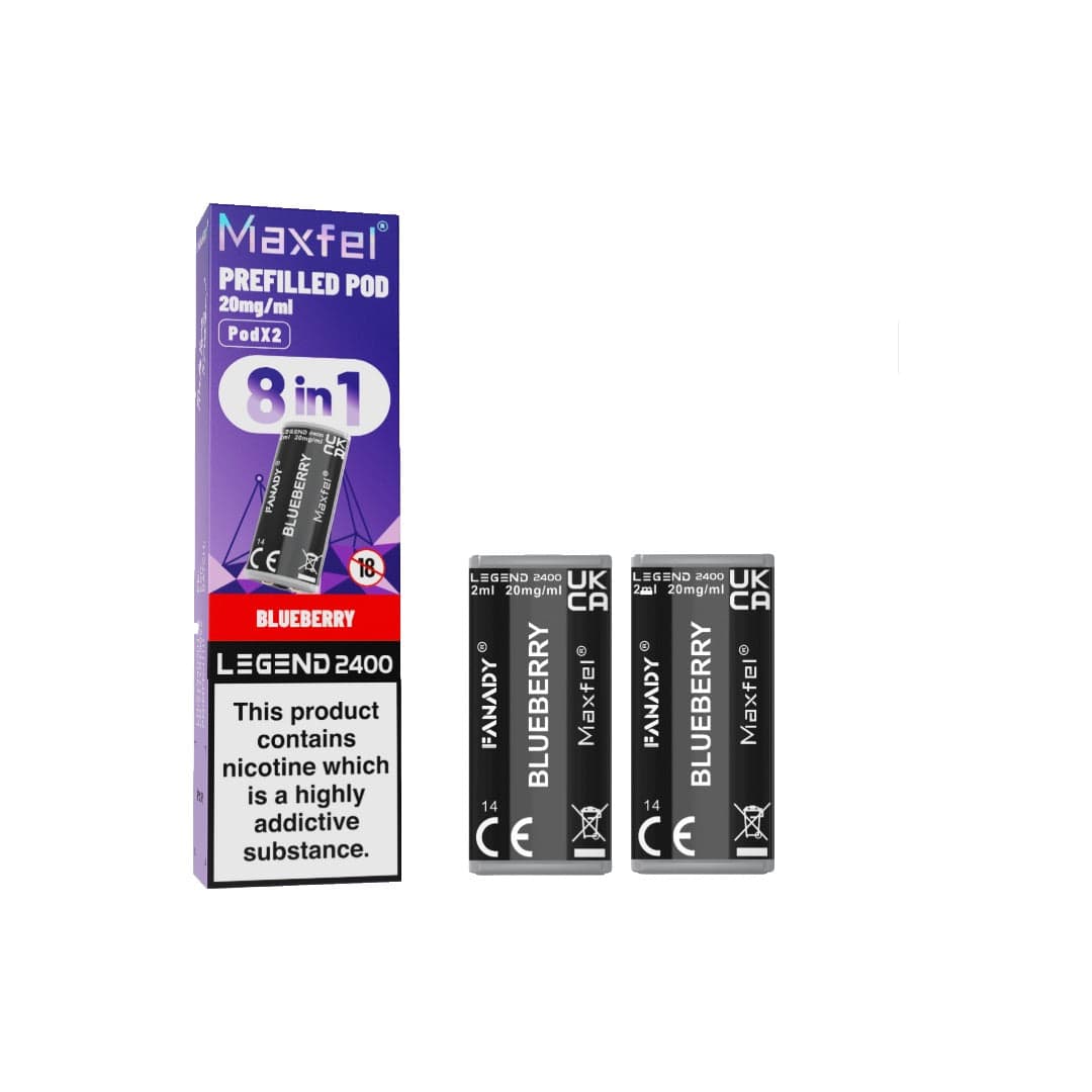 20mg Maxfel Legend Fanady Prefilled Pods 2400 Puffs