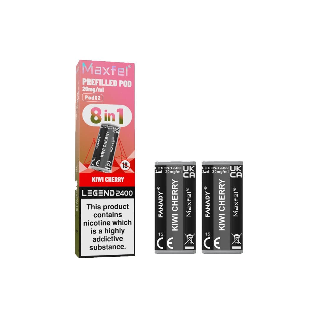 20mg Maxfel Legend Fanady Prefilled Pods 2400 Puffs
