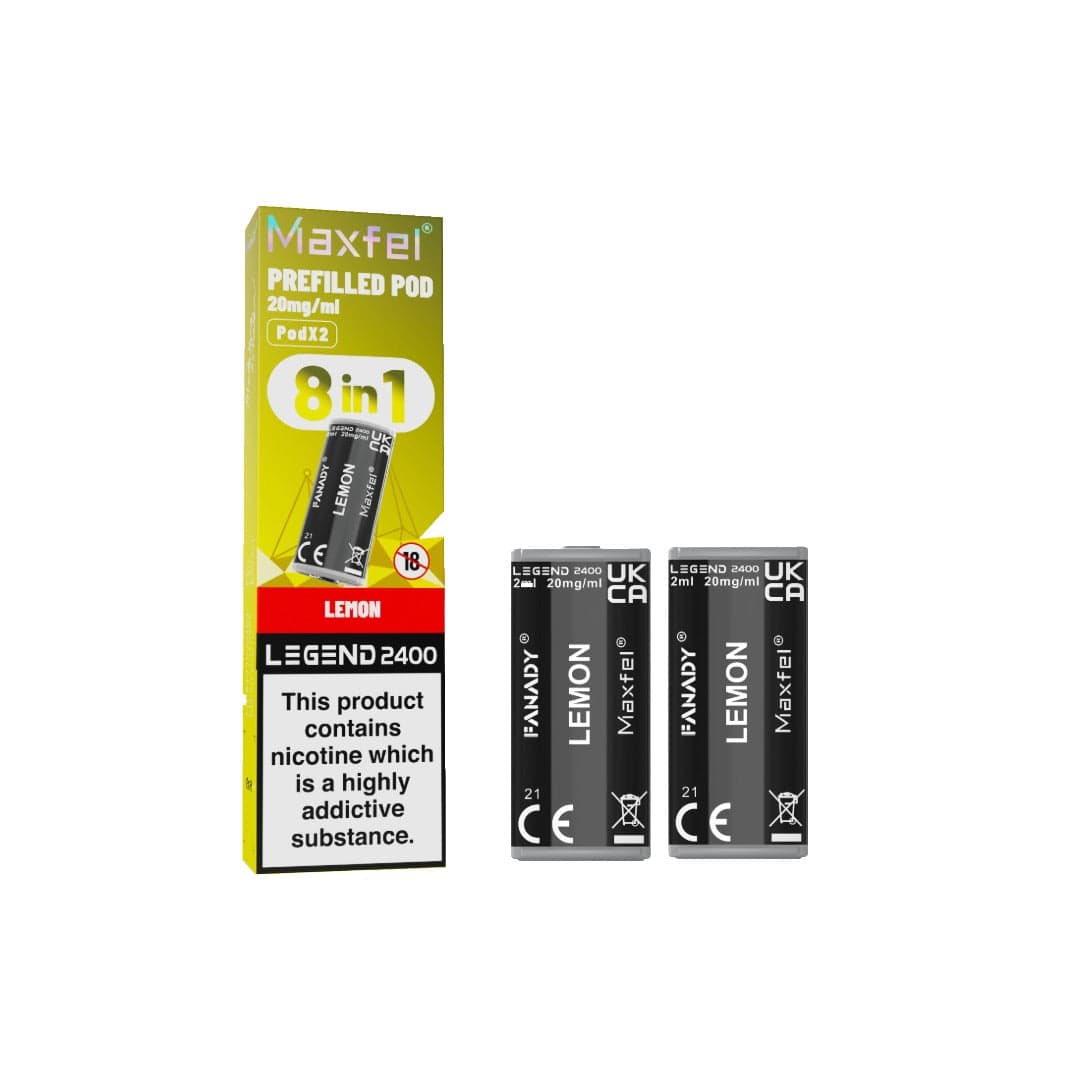 20mg Maxfel Legend Fanady Prefilled Pods 2400 Puffs