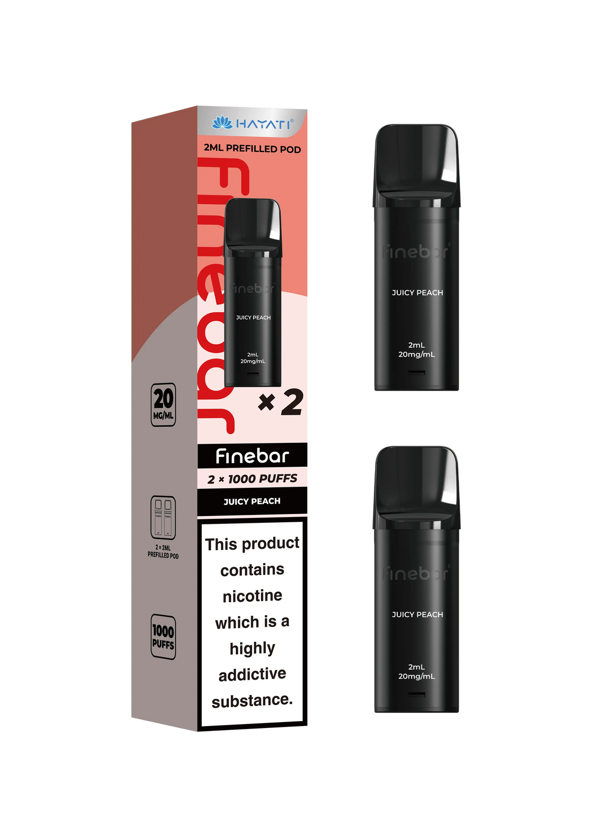 Hayati Finebar Prefilled Pods | Refill Pods for Finebar Hayati