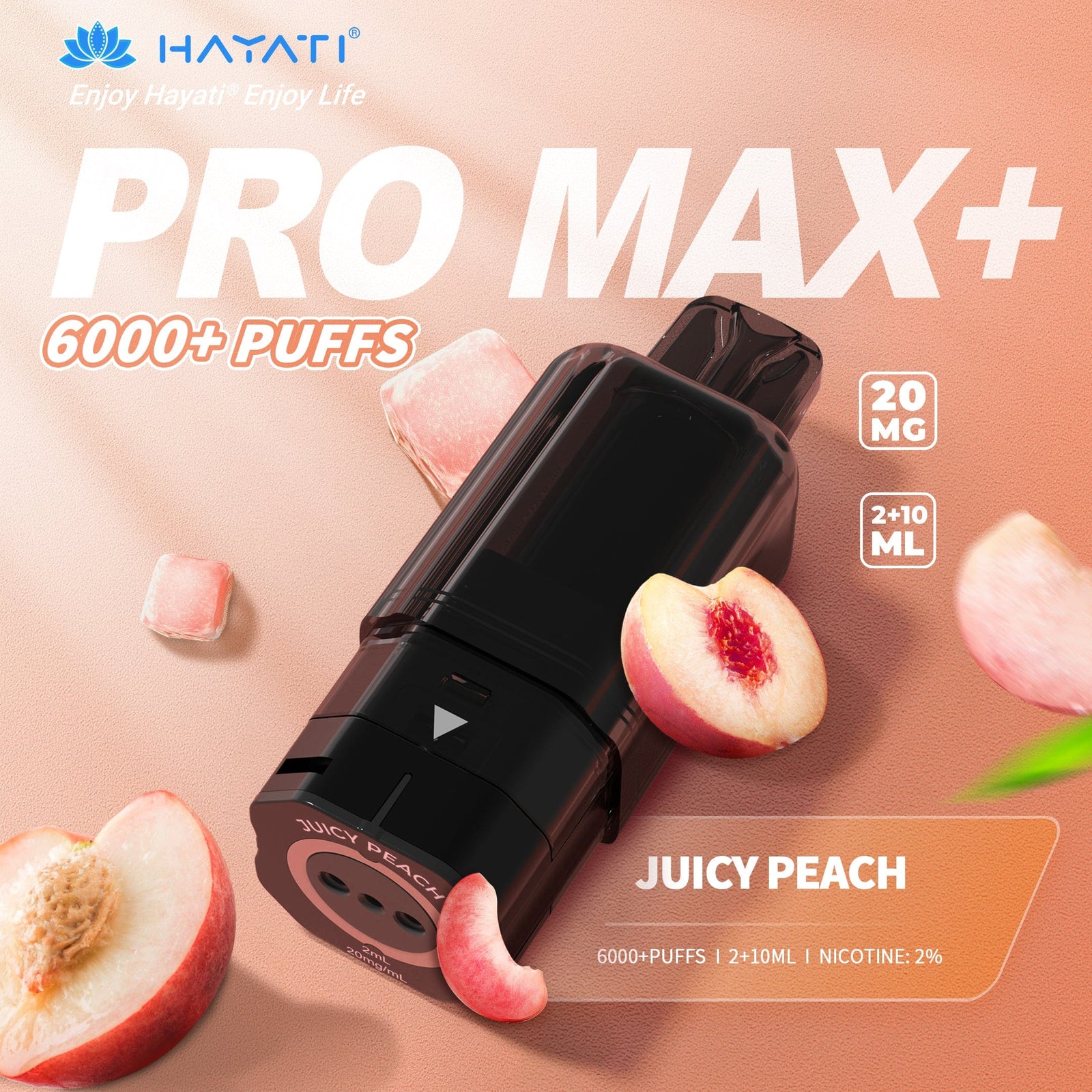 Hayati Pro Max Plus 6000 Replacement Prefilled Pods