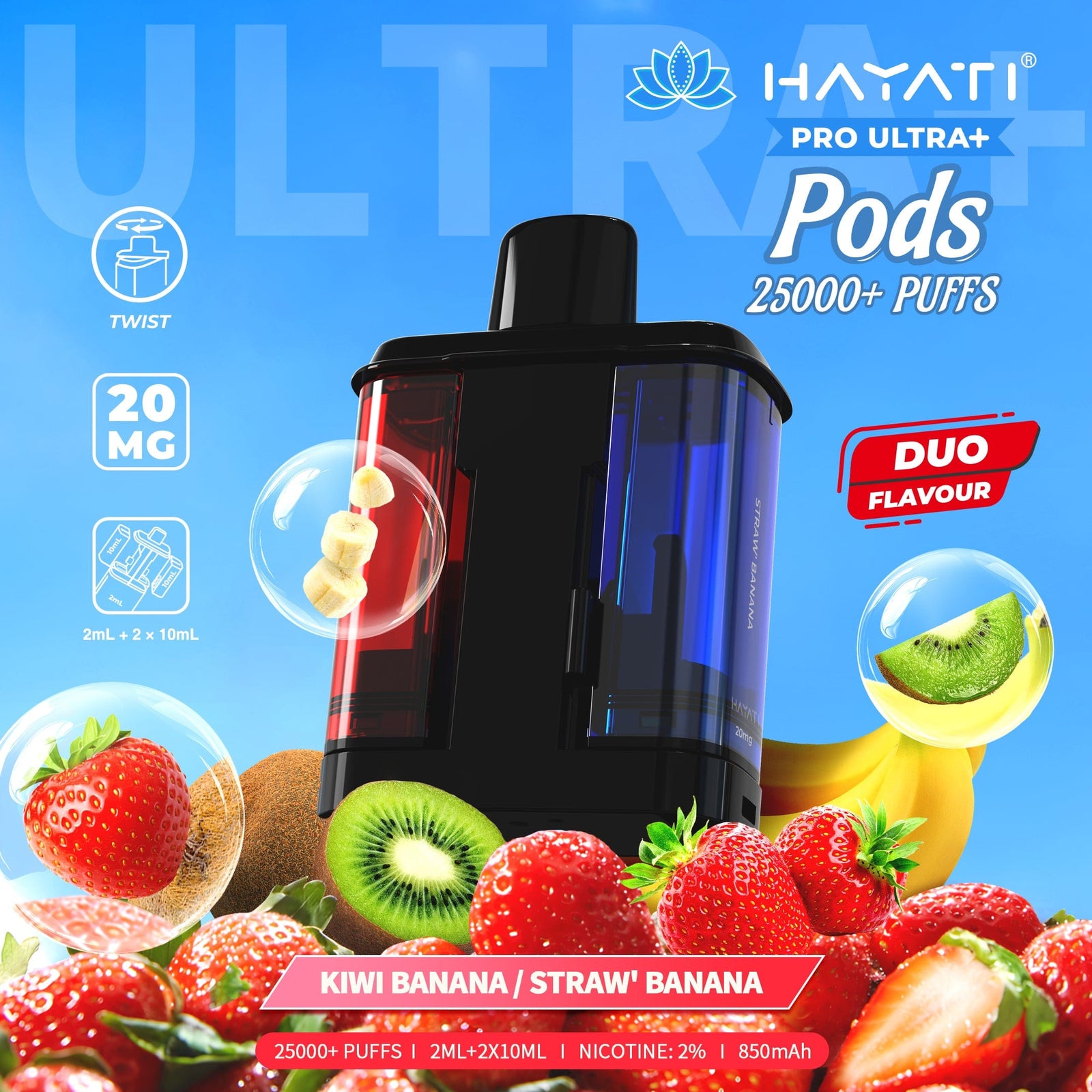 Hayati Pro Ultra Plus 25000 Replacement Prefilled Pods