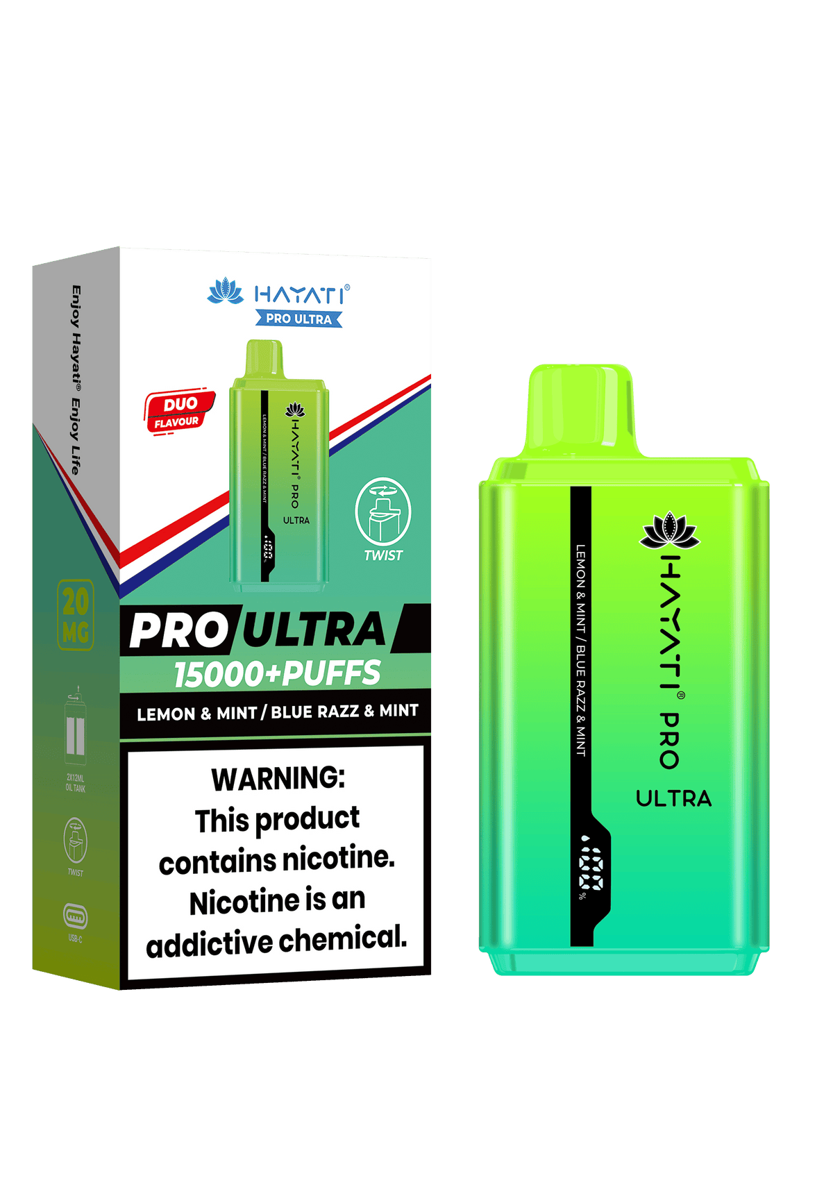 Hayati Pro Ultra 15000 Pod Kit (Price, Puff Count, Specs & Stock in the UK)