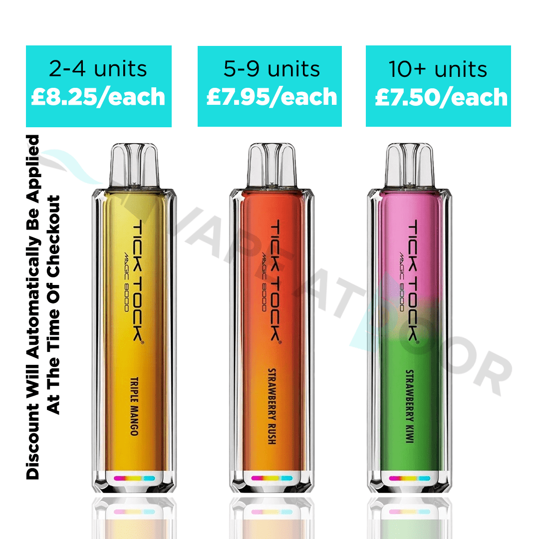 Tick Tock Magic 8000 Puffs Multibuy deal