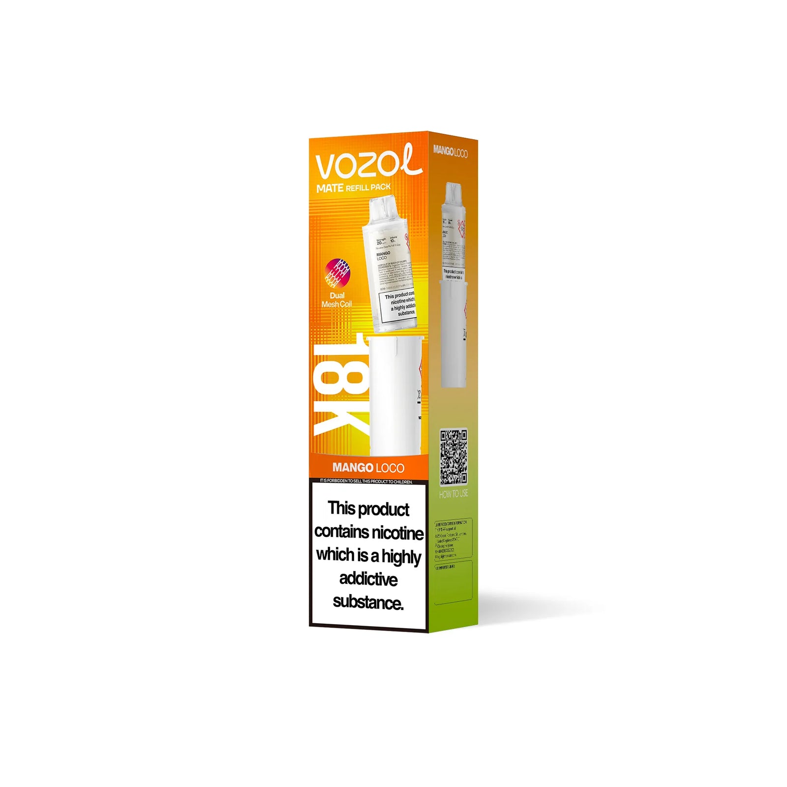 Vozol Mate 18k Prefilled Replacement Pods (18000 Puffs)