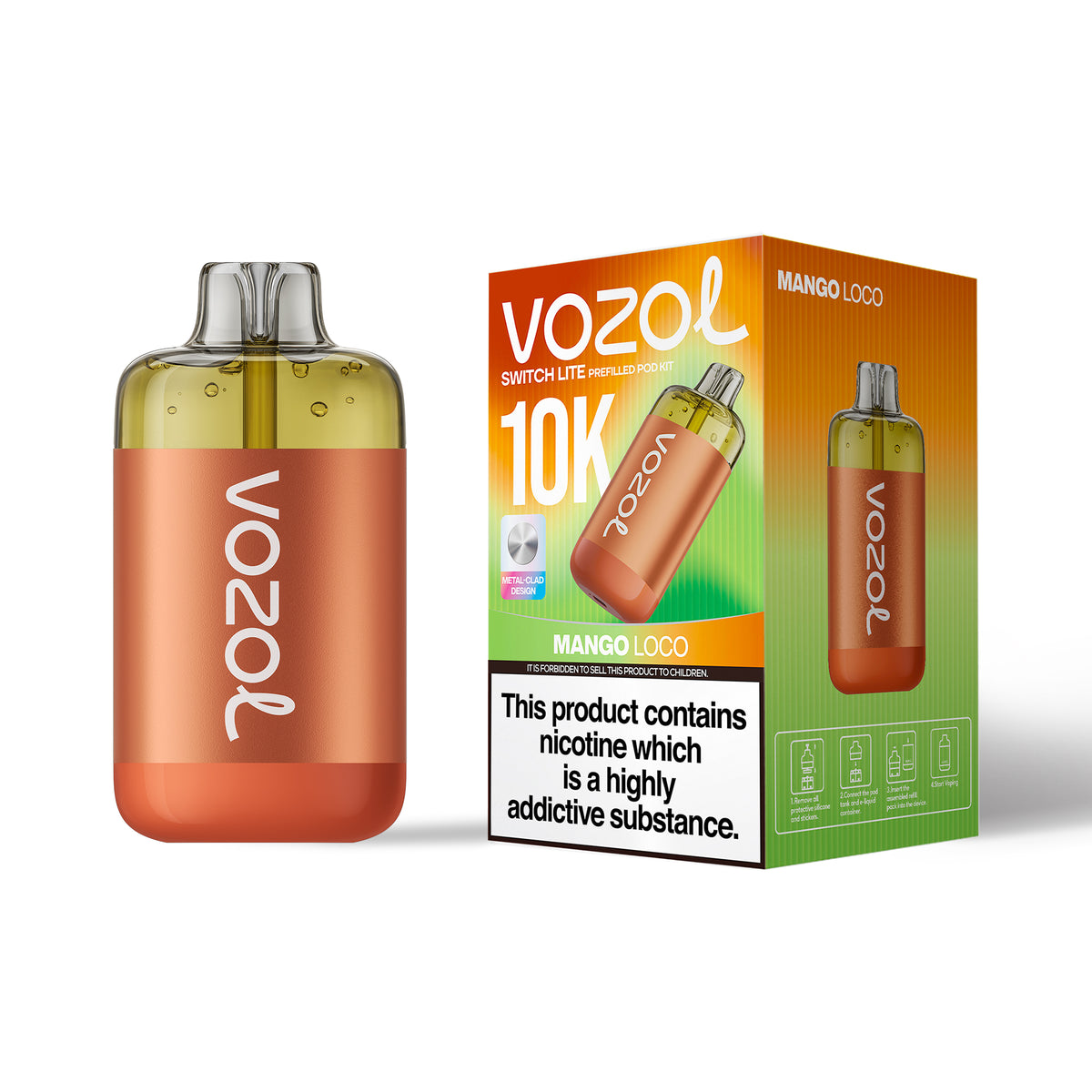 VOZOL Switch Lite 10,000 Puffs Prefilled Pod Kit