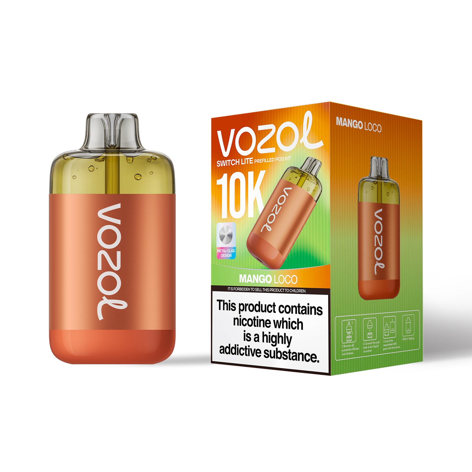 VOZOL Switch Lite 10,000 Puffs Prefilled Pod Kit
