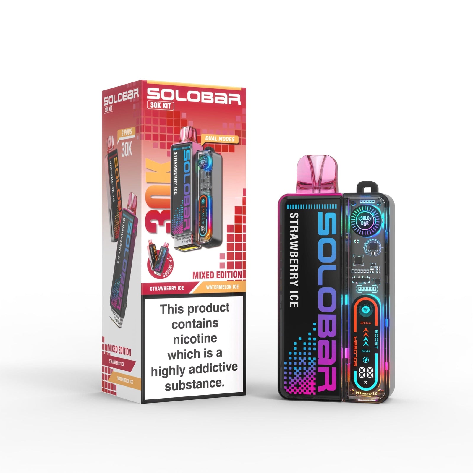 Solobar Boost 30K Prefilled Pod Vape Kit