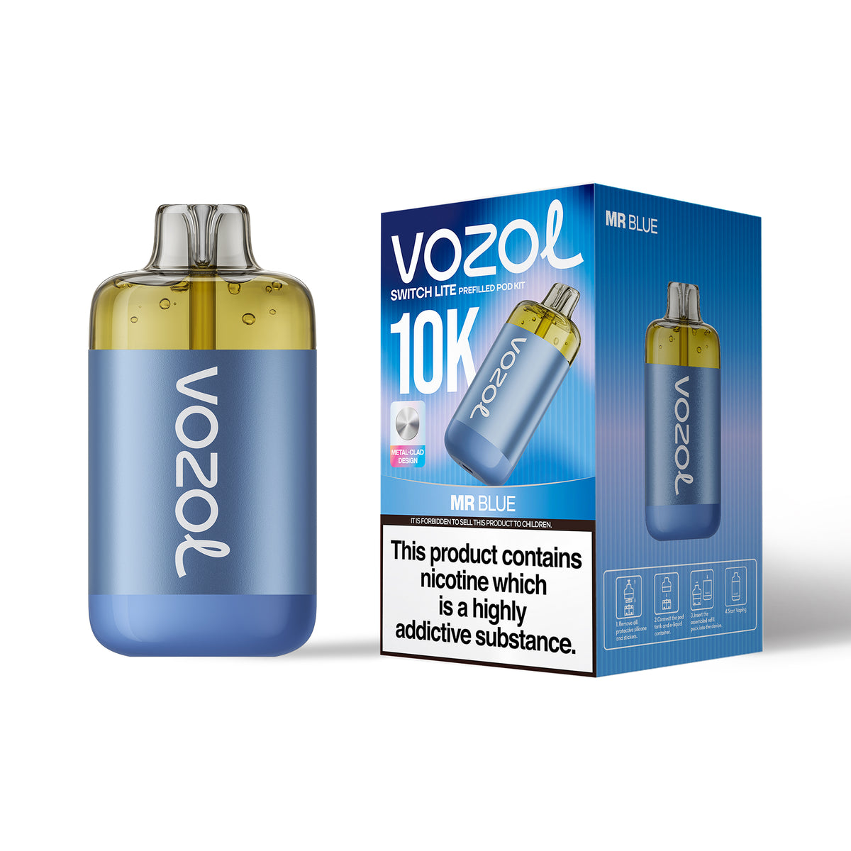 VOZOL Switch Lite 10,000 Puffs Prefilled Pod Kit