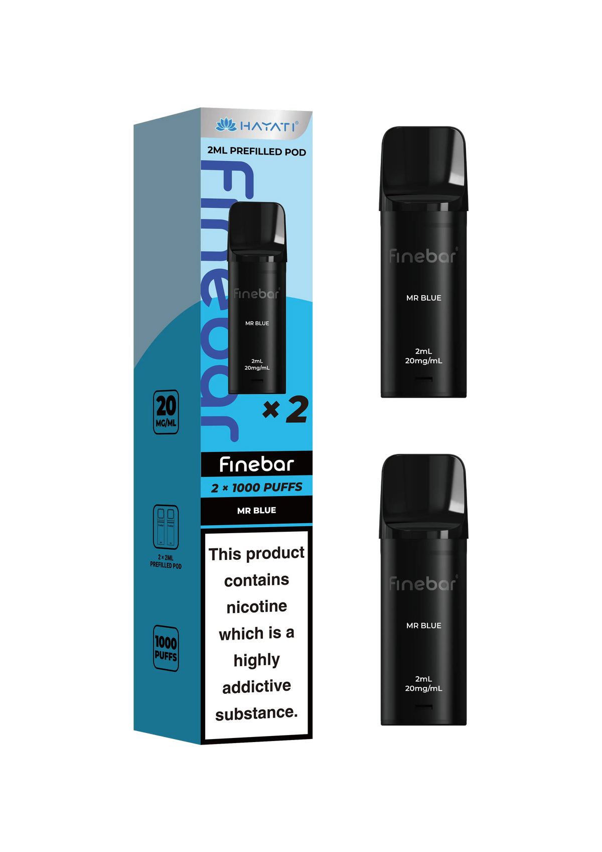 Hayati Finebar Prefilled Pods | Refill Pods for Finebar Hayati