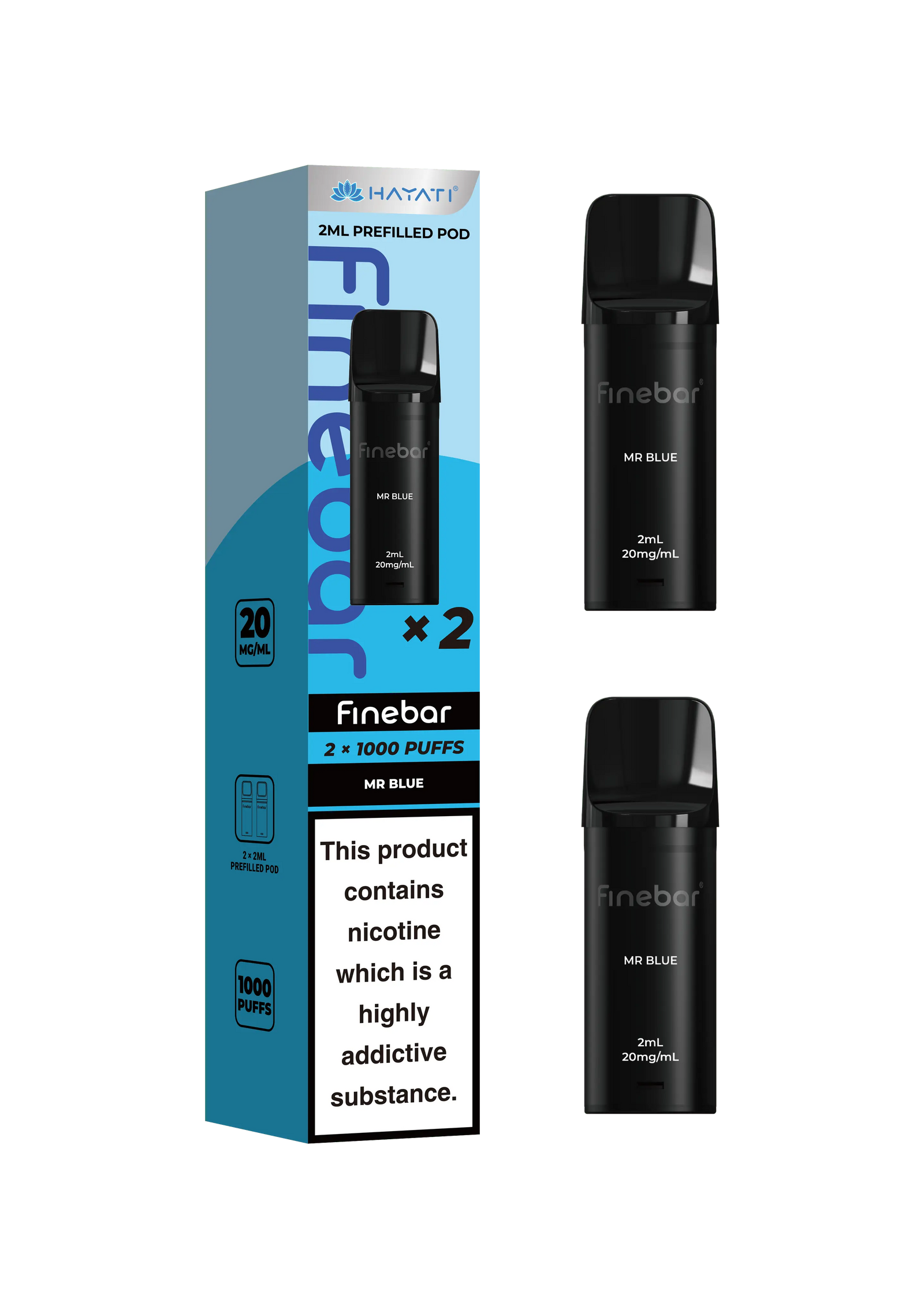 Hayati Finebar Prefilled Pods | Refill Pods for Finebar Hayati