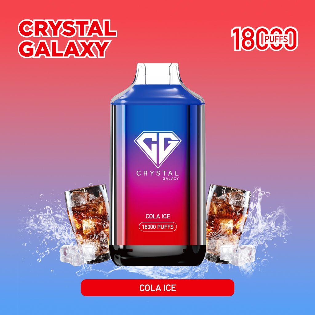 Crystal Galaxy 18000 Puffs Disposable Vape Cola Ice Flavour