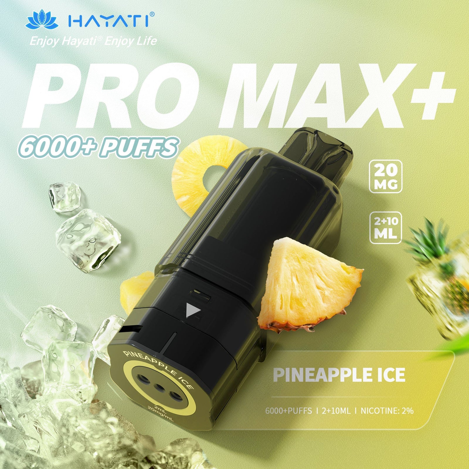 Hayati Pro Max Plus 6000 Replacement Prefilled Pods