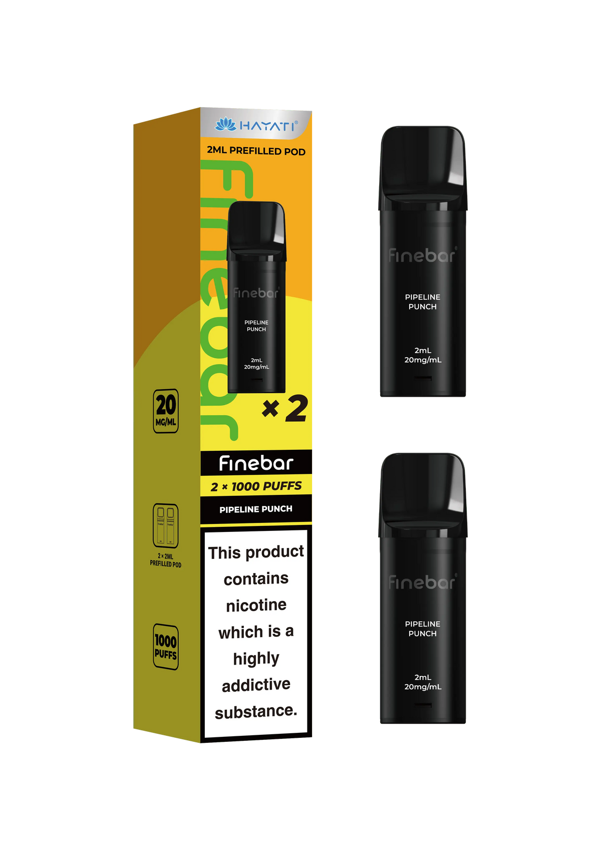 Hayati Finebar Prefilled Pods | Refill Pods for Finebar Hayati
