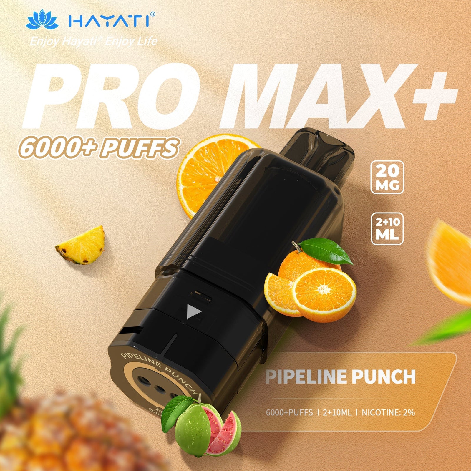 Hayati Pro Max Plus 6000 Replacement Prefilled Pods