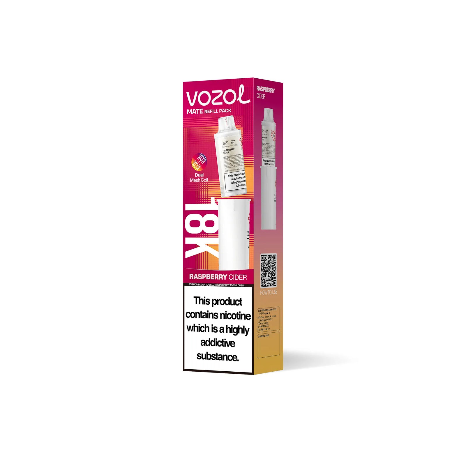 Vozol Mate 18k Prefilled Replacement Pods (18000 Puffs)