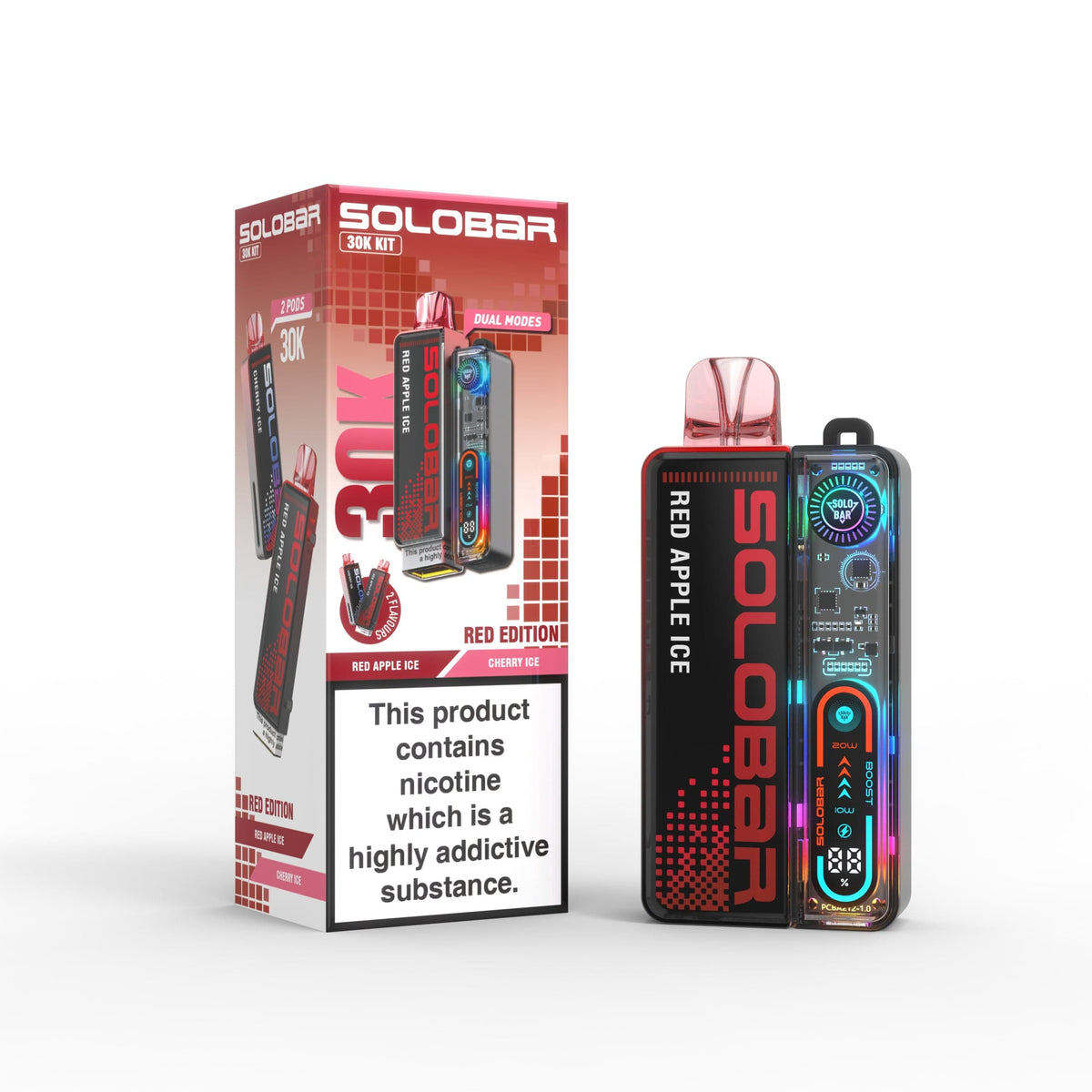 Solobar Boost 30K Prefilled Pod Vape Kit