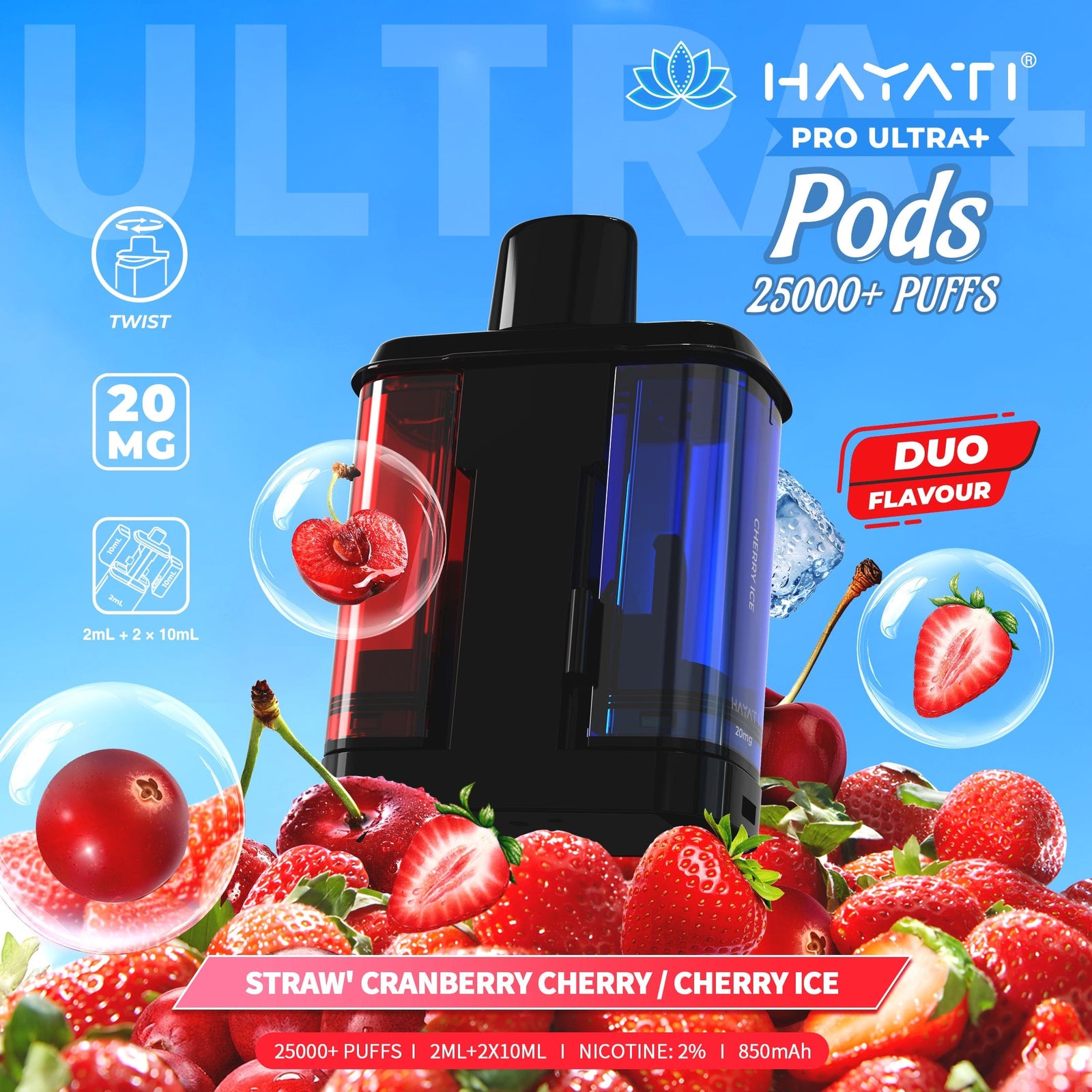 Hayati Pro Ultra Plus 25000 Replacement Prefilled Pods