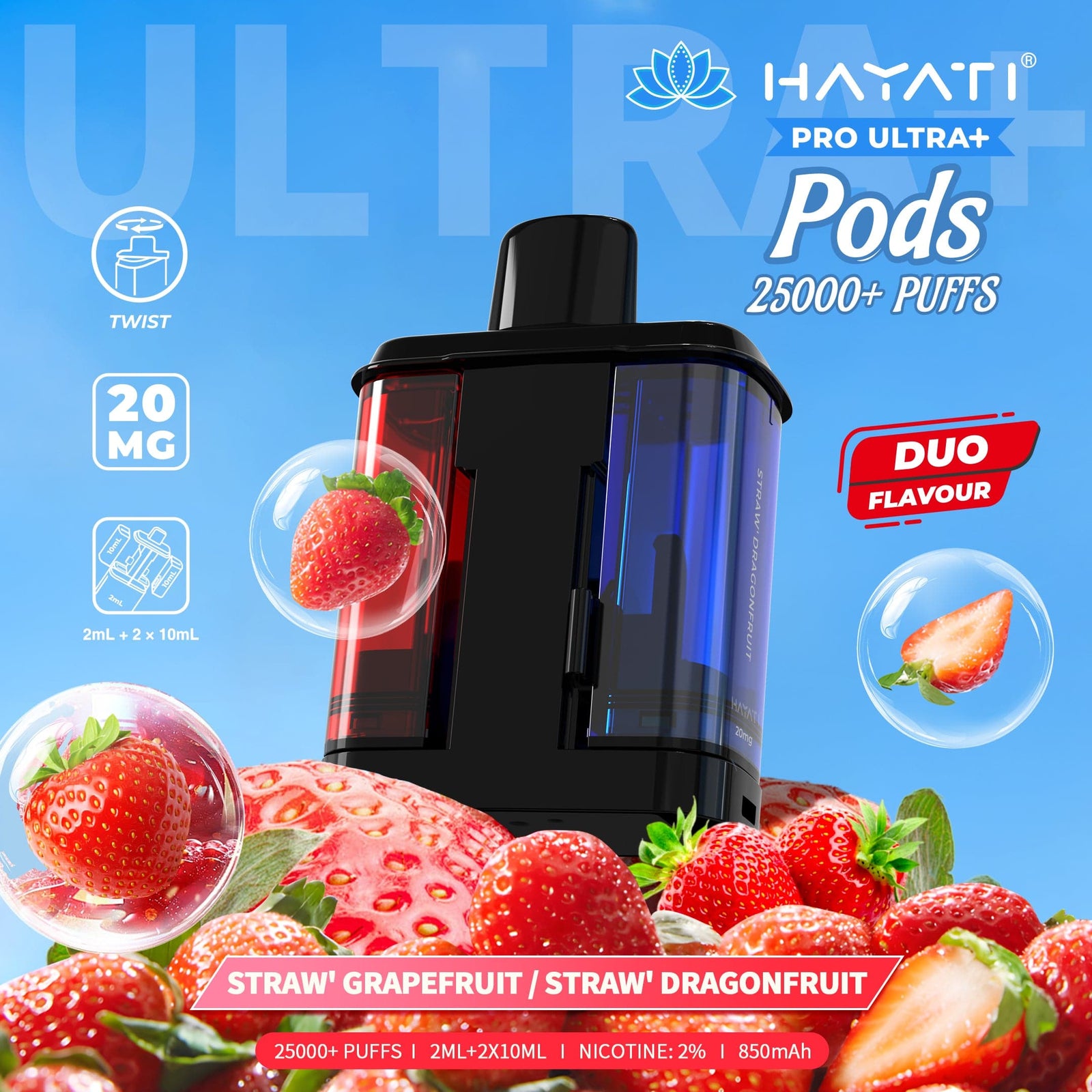 Hayati Pro Ultra Plus 25000 Replacement Prefilled Pods