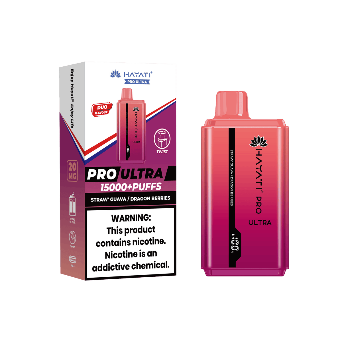 Hayati Pro Ultra 15000 Pod Kit (Price, Puff Count, Specs & Stock in the UK)