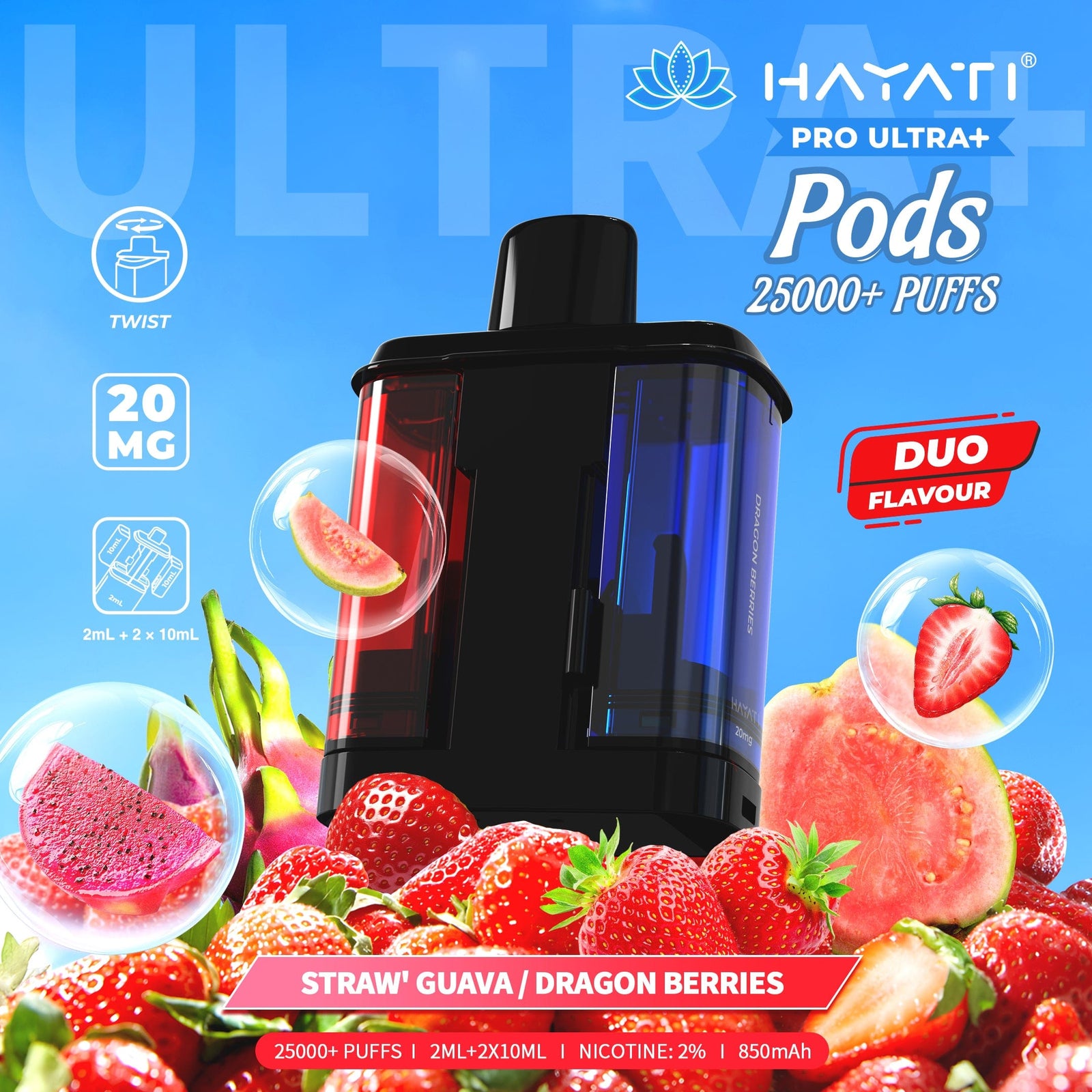 Hayati Pro Ultra Plus 25000 Replacement Prefilled Pods