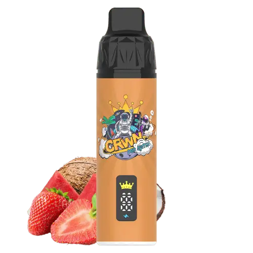 CRWN 9000 Puffs Starter Kit Vape At Door