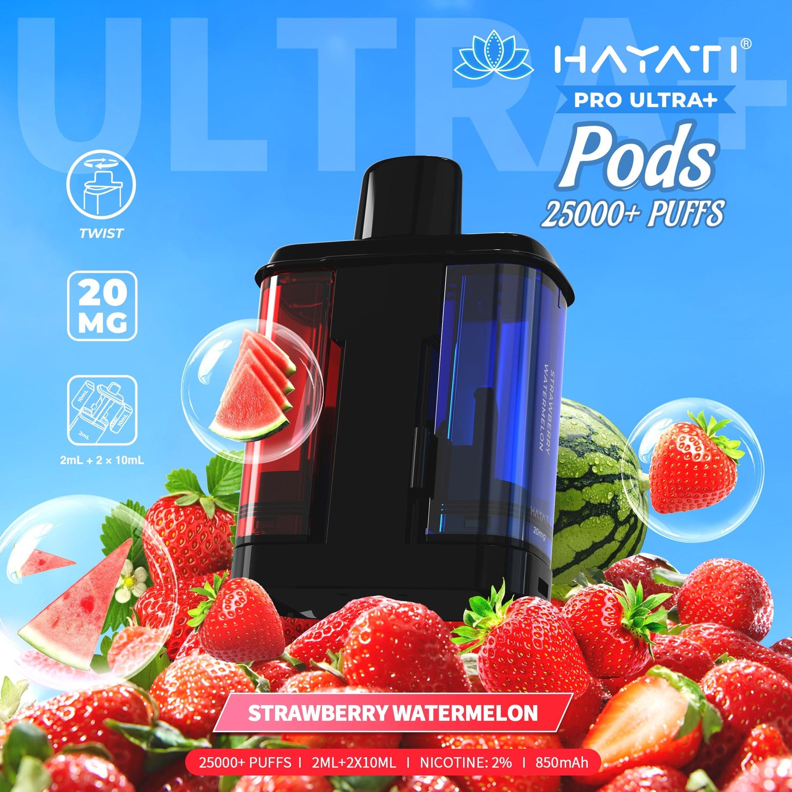 Hayati Pro Ultra Plus 25000 Replacement Prefilled Pods