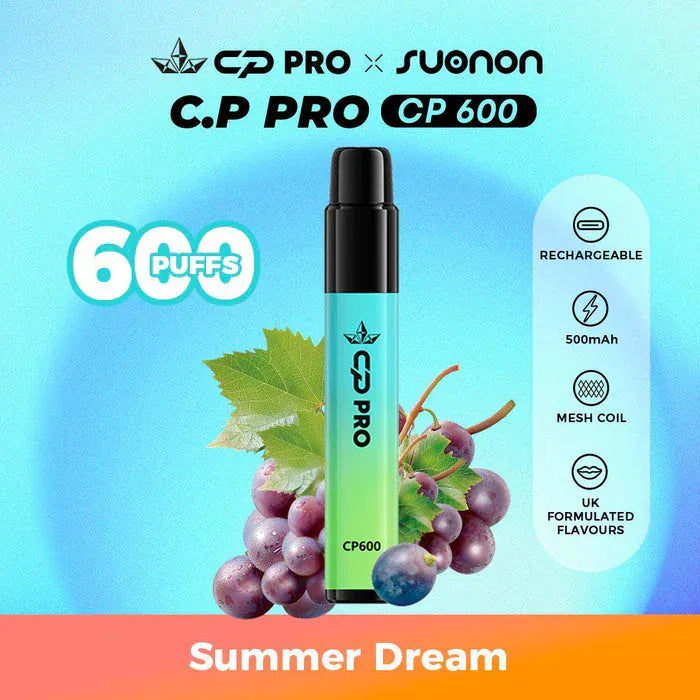 CP Pro CP600 Puffs Prefilled Pod Kit