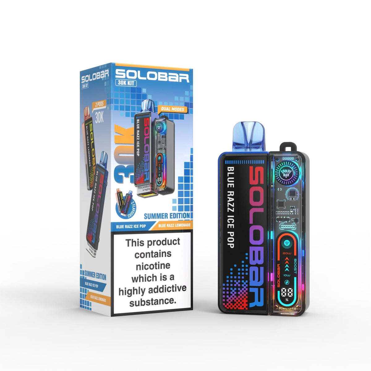 Solobar Boost 30K Prefilled Pod Vape Kit