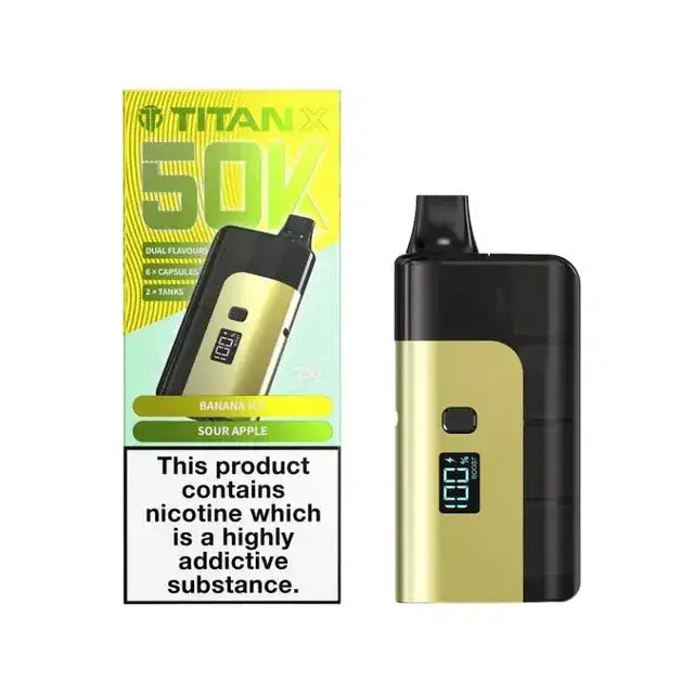 Titan X 50k Prefilled Pod Vape Kit for 9.95 Only Titan X 50k Prefilled Pod Vape Kit for 9.95 Only