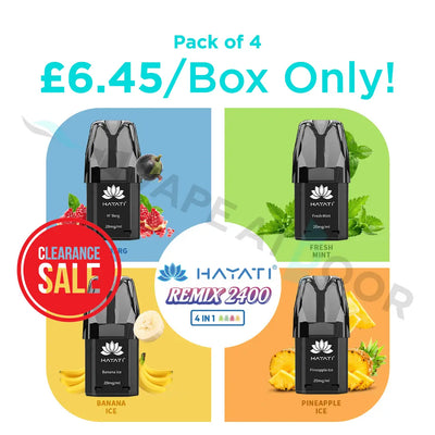 Hayati Tokyo Remix Replacement Pods Starting at 7.45 Only Hayati Tokyo Remix Replacement Pods Starting at 7.45 Only