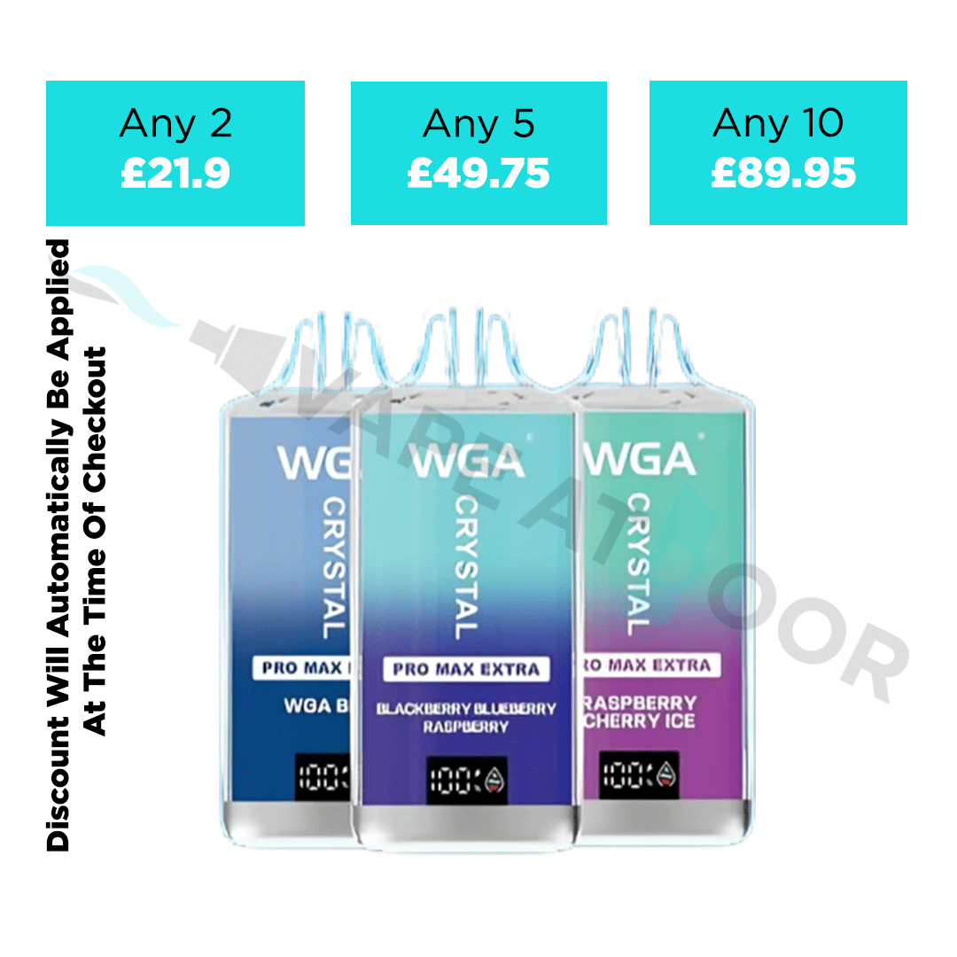 WGA Crystal Pro Max Extra 15k Puffs Disposable Vape 2%