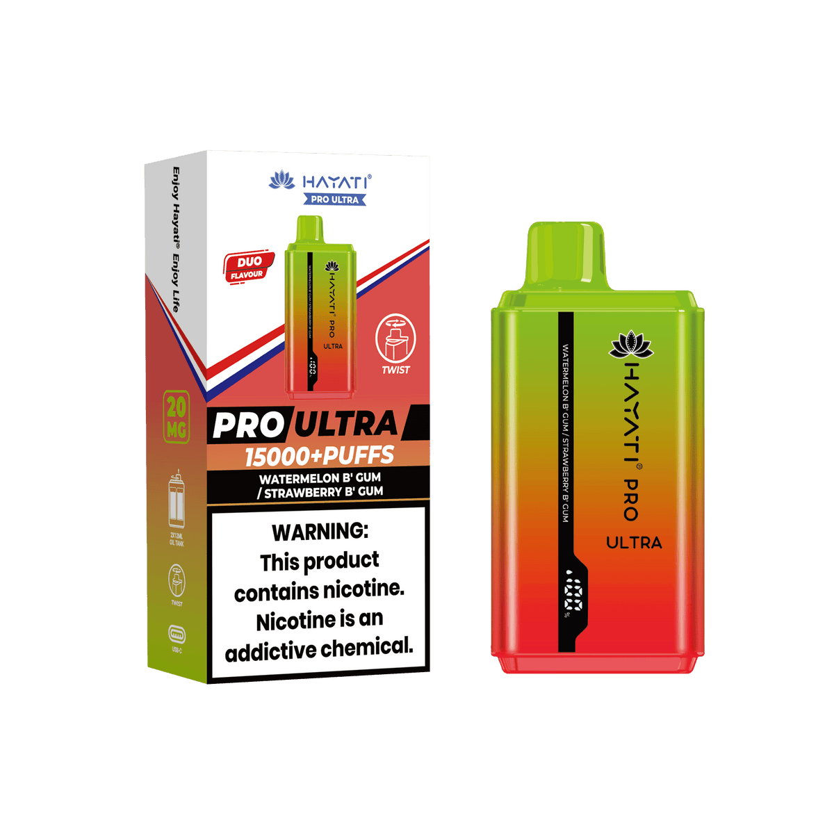 Hayati Pro Ultra 15000 Pod Kit (Price, Puff Count, Specs & Stock in the UK)