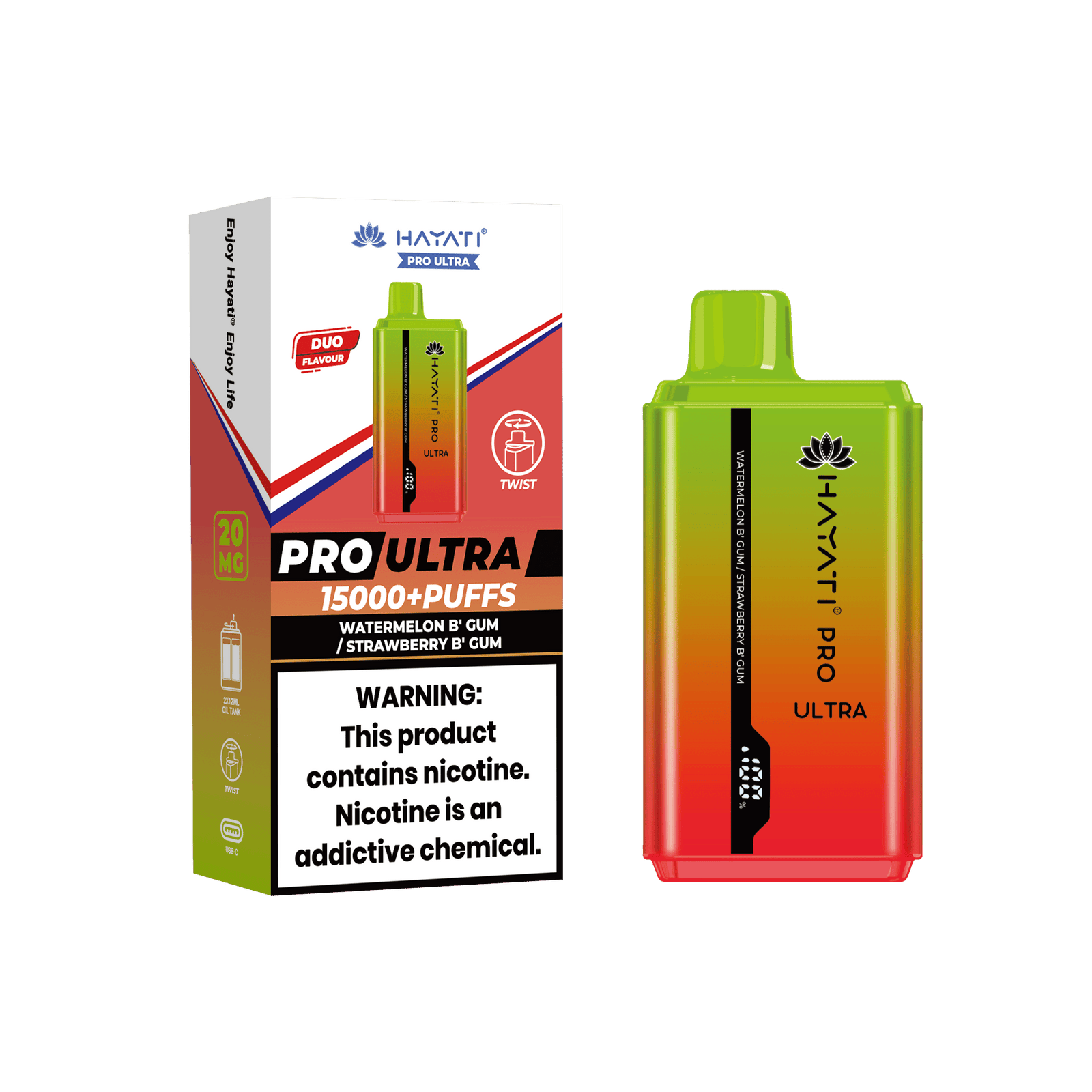Hayati Pro Ultra 15000 Pod Kit (Price, Puff Count, Specs & Stock in the UK)