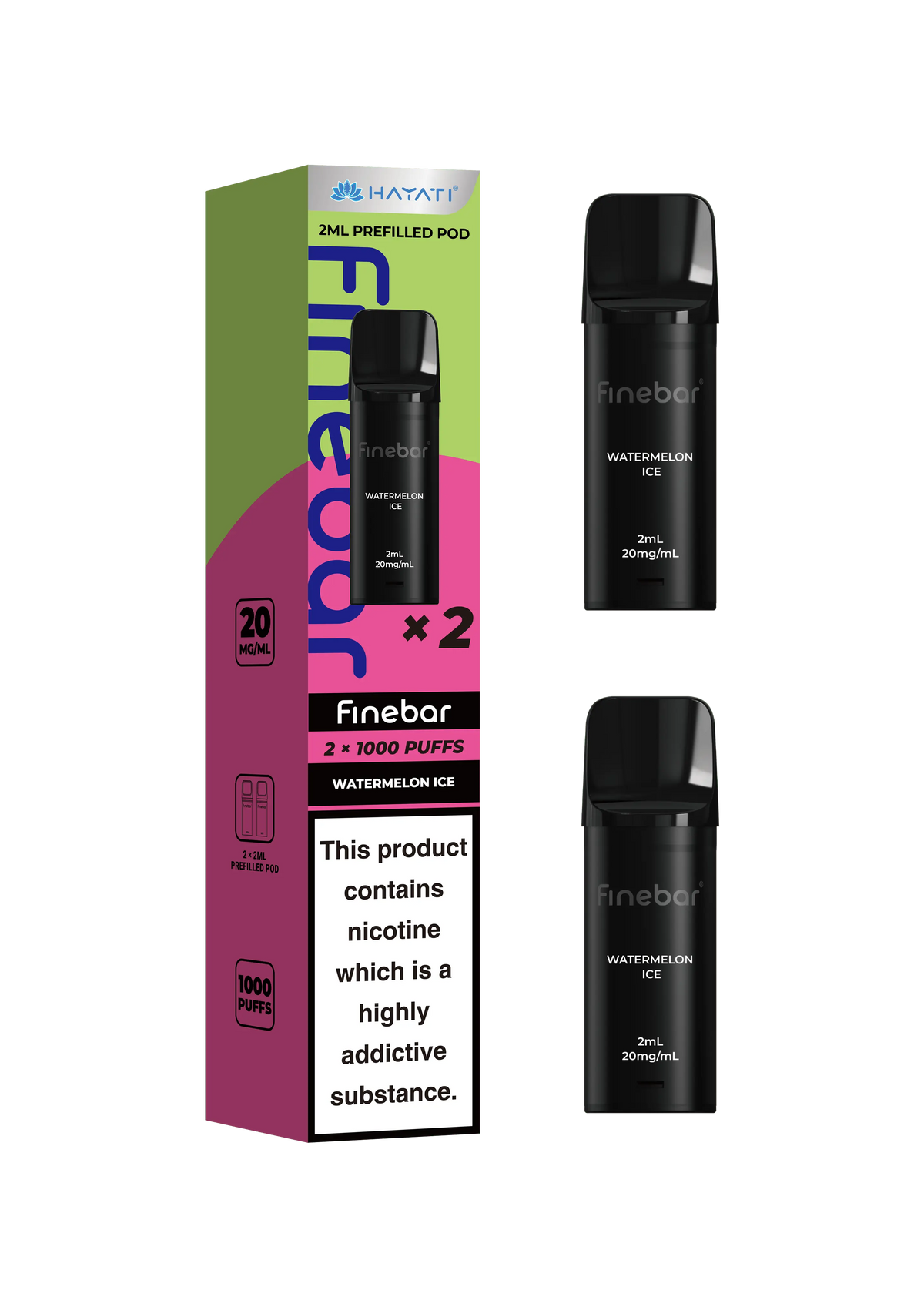 Hayati Finebar Prefilled Pods | Refill Pods for Finebar Hayati
