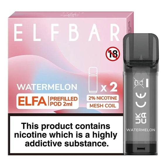 Elf Bar ELFA Pre-Filled E Liquid Pods Nic Salt 2ML 20MG