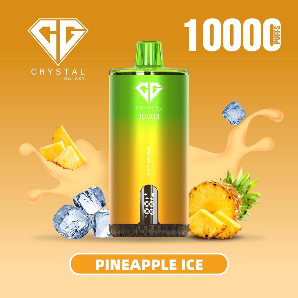 Crystal Galaxy 10000 Puffs Disposable Vape Pineapple Ice