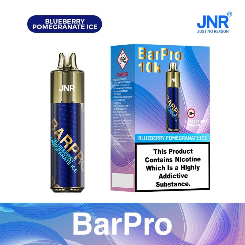 JNR Bar Pro 10k Puffs Blueberry Pomegranate Ice