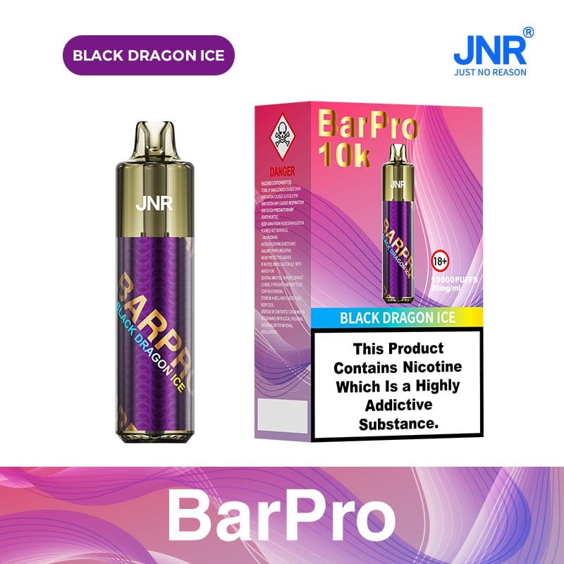 JNR Bar Pro 10k Puffs Black Dragon Ice