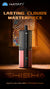 Hayati Pro Ultra Plus Shisha with stained glass window in the background