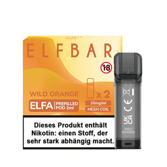 Elf Bar ELFA Pre-Filled E Liquid Pods Nic Salt 2ML 20MG