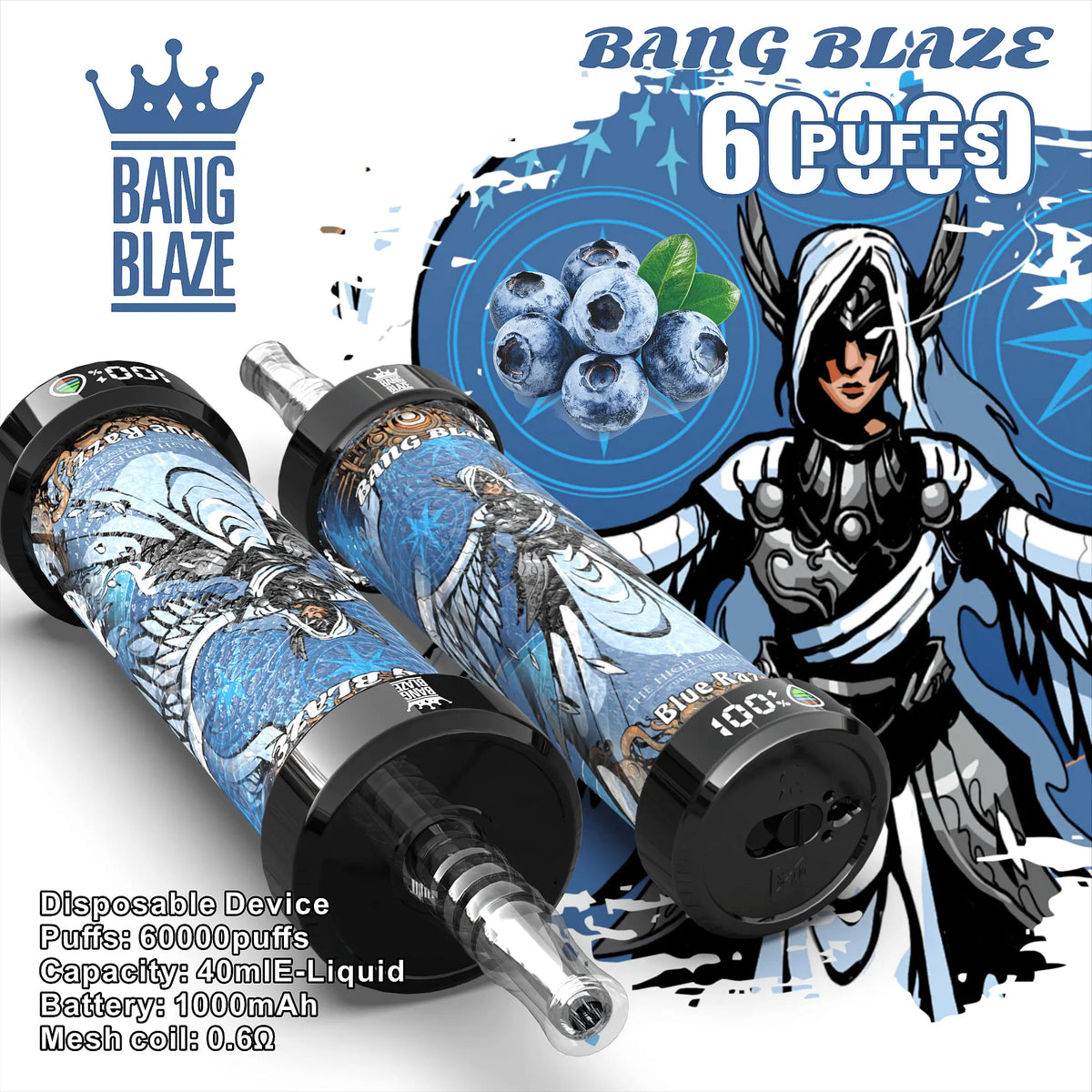 Bang Blaze 60K Shisha Vape (60,000+ Puffs) Vape At Door