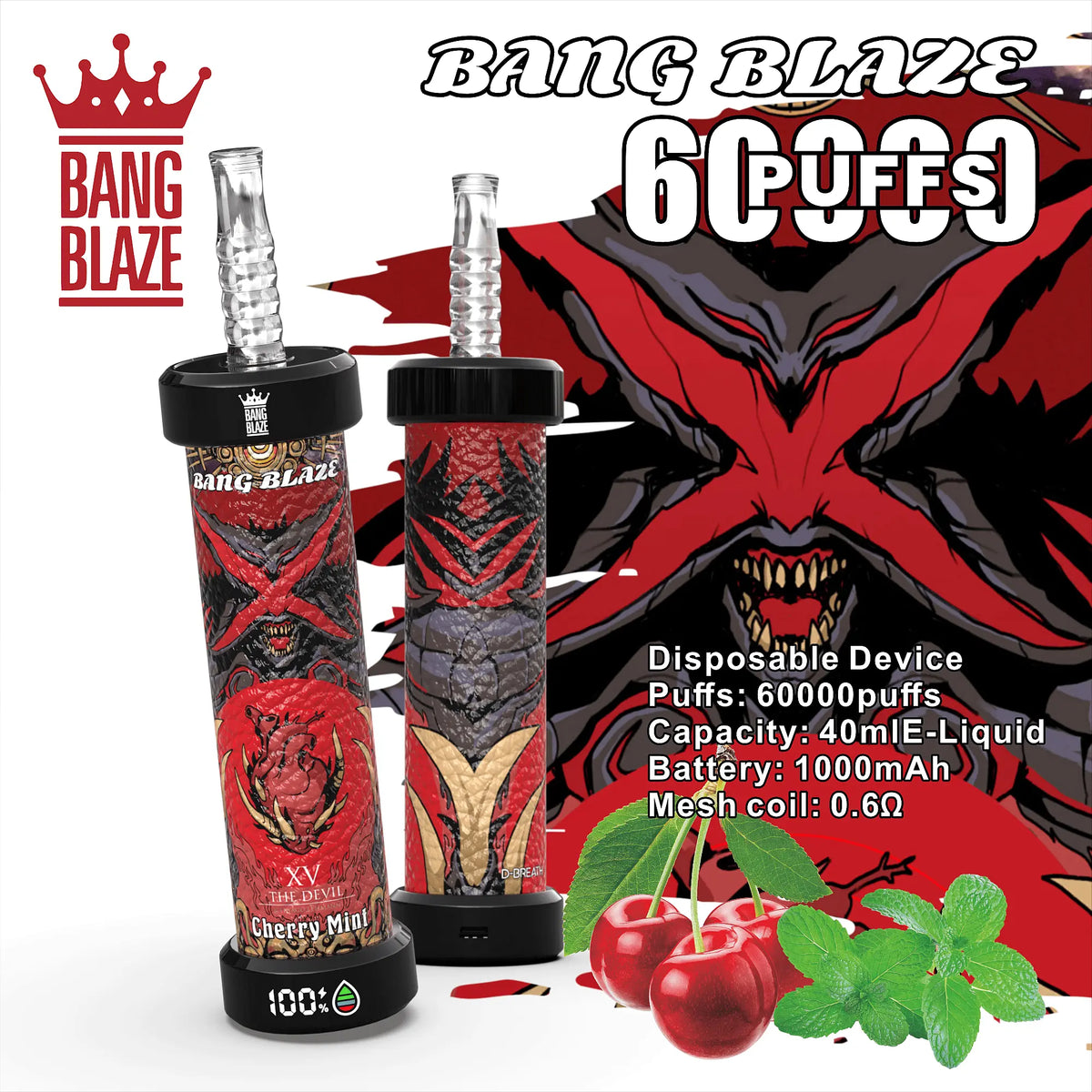 Bang Blaze 60K Shisha Vape (60,000+ Puffs) Vape At Door